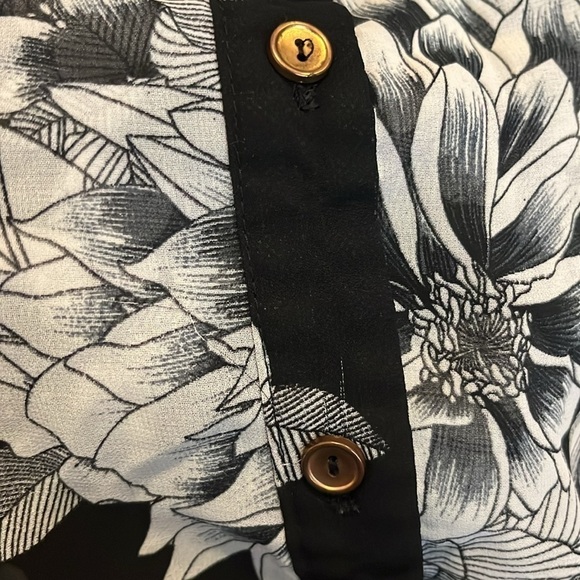 River Island: Floral Sheer  Shirt - Picture 4 of 5